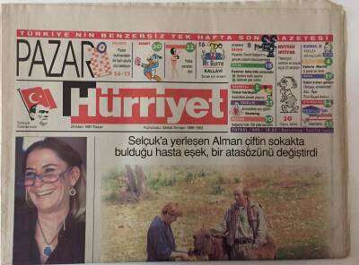 Hürriyet Gazetesi Pazar Eki 23 Mart 1997 - Piyanist David Halfgottın Gerçek Yaşamı Beyazperdede GZ25216 - 1
