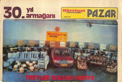 Hürriyet Gazetesi Pazar Eki 24 Nisan 1977 - Fatih Orbay İkinci Defa Yakasını Azrailin Elinden Kurtardı GZ92109 - 1