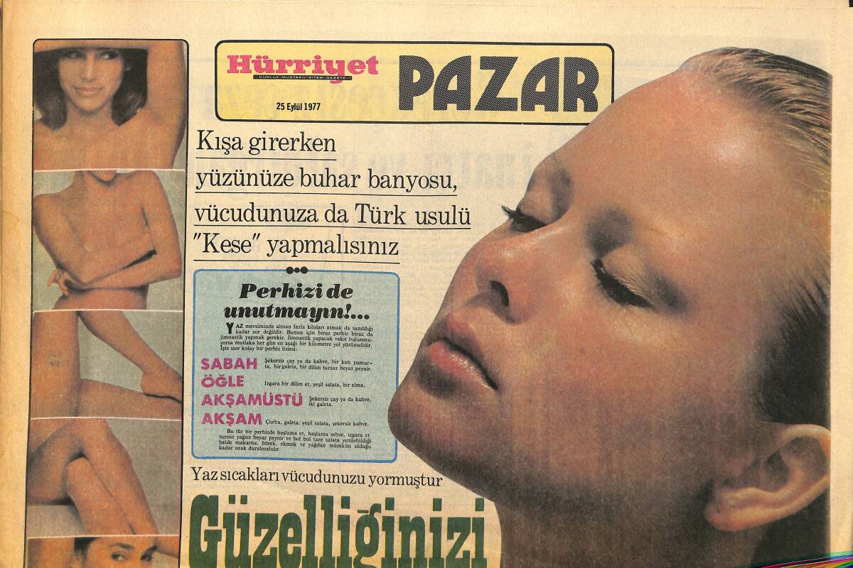 Hürriyet Gazetesi Pazar Eki 25 Eylül 1977 - Sibel Egemen ''Halka da Söz Hakkı Verilmeliydi '' GZ158024 - 1
