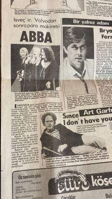 Hürriyet Gazetesi Pazar Eki 25 Kasım 1979 - İsveçin Volvodan Sonra Para Makinesi ABBA GZ118120 - 2