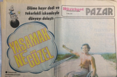 Hürriyet Gazetesi Pazar Eki 27 Mart 1977 - Henry Fondanın Yaptığı Dizi Film Beğenilmedi GZ21516 - 1