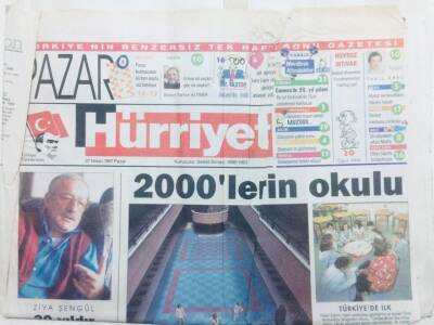 Hürriyet Gazetesi Pazar Eki 27 Nisan 1997 - Ziya Şengül20 Yıldır Sinemaya Gitmiyorum GZ42754 - 1