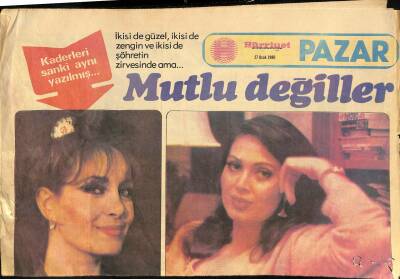 Hürriyet Gazetesi Pazar Eki 27 Ocak 1980 - Ursula Mayısta Anne Olacak GZ115265 - 1
