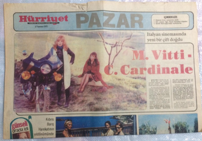 Hürriyet Gazetesi Pazar Eki 27 Temmuz 1975 - Hem Üzgün, Hem Mutluyduk GZ21525 - 1