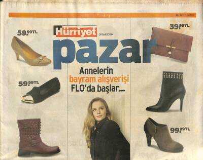 Hürriyet Gazetesi Pazar Eki 28 Eylül 2014 - Tuba Büyüküstün İçin En Önemli Duygu Güven GZ120825 - 1