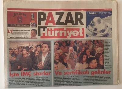 Hürriyet Gazetesi Pazar Eki 28 Mart 2004 - İstanbulun Yarışan Tek Kadın Bisikletçisi Seda Serhatlı GZ20171 - 1