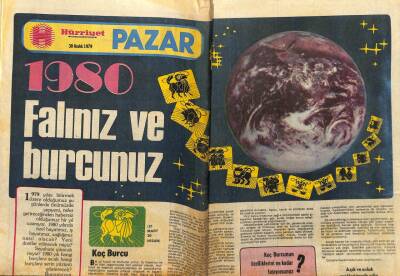 Hürriyet Gazetesi Pazar Eki 30 Aralık 1979 - Falınız Ve Burcunuz GZ78419 - 1