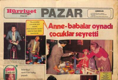Hürriyet Gazetesi Pazar Eki 30 Kasım 1975 - İsveç Filmleri Haftası GZ90997 - 1