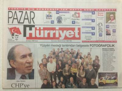 Hürriyet Gazetesi Pazar Eki 30 Mayıs 1999 - Görüntü Avcıları GZ47909 - 1