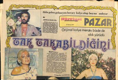 Hürriyet Gazetesi Pazar Eki 31 Temmuz 1977 - Nil Burakın Gözü Televizyonda GZ115449 - 1