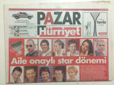 Hürriyet Gazetesi Pazar Eki 5 Haziran 2005 - Aile Onaylı Star Dönemi GZ23877 - 1