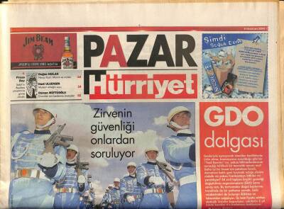 Hürriyet Gazetesi Pazar Eki 6 Haziran 2004 - GDO Dalgası, Muhafız Alayı GZ97340 - 1