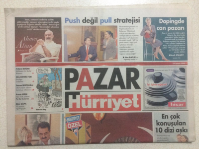 Hürriyet Gazetesi Pazar Eki 6 Kasım 2005 - Köşe Yazarı İbrahim Tatlıses GZ23875 - 1