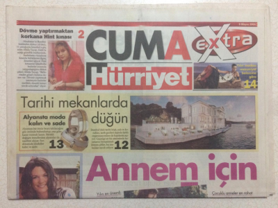 Hürriyet Gazetesi Pazar Eki 6 Mayıs 2005 - Dövme Yaptırmaktan Korkana Hint Kınası GZ23893 - 1