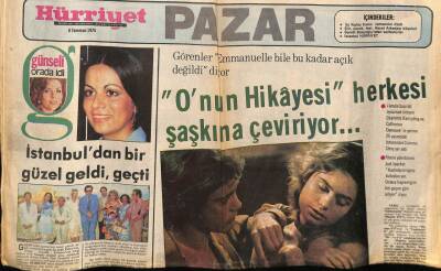 Hürriyet Gazetesi Pazar Eki 6 Temmuz 1975 - İki Ruhlu Kadın GZ75104 - 1