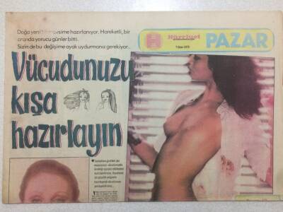 Hürriyet Gazetesi Pazar Eki 7 Ekim 1979 - Vücudunuzu Kışa Hazırlayın GZ51702 - 1