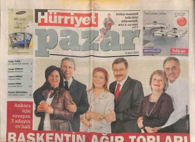 Hürriyet Gazetesi Pazar Eki 8 Mart 2009 - Emlak Kralı Oflu Trumpın Hikayesi GZ100004 - 2