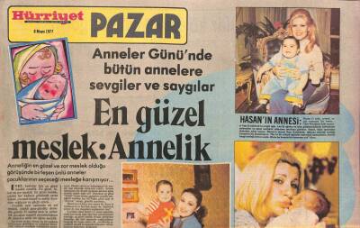 Hürriyet Gazetesi Pazar Eki 8 Mayıs 1977 - Adan Zye Programının Konuk Sanatçısı Nigar Uluerer Stüdyonun Soğuğuna Dayanamadı GZ92044 - 1