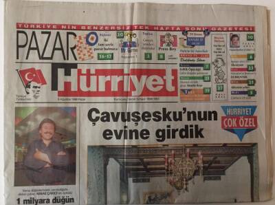 Hürriyet Gazetesi Pazar Eki 9 Ağustos 1998 - Küçük Emrah Büyüdü Elele İçin Soyundu GZ25224 - 1