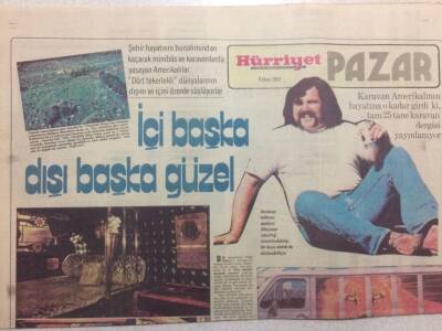 Hürriyet Gazetesi Pazar Eki 9 Ekim 1977 - İçi Başka Dışı Başka Güzel GZ35089 - 1