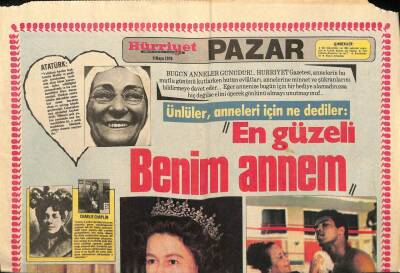 Hürriyet Gazetesi Pazar Eki 9 Mayıs 1976 - Marilyn Monroe Annemi Tam Anlamıyla Anımsadığımı Söyleyemem GZ90984 - 1