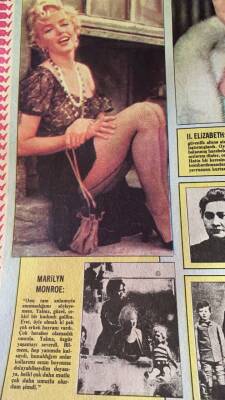 Hürriyet Gazetesi Pazar Eki 9 Mayıs 1976 - Marilyn Monroe Annemi Tam Anlamıyla Anımsadığımı Söyleyemem GZ90984 - 2