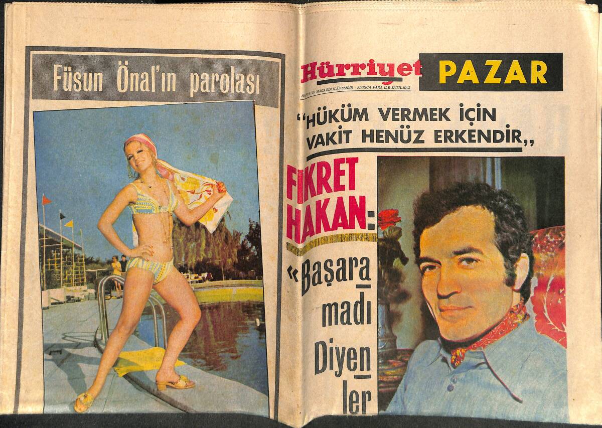 Hürriyet Gazetesi Pazar Eki - Filiz Akın'ın Korkusu Kilo Almak - Fikret Hakan : Başaramadı Diyenler Utanacak GZ141707 - 1