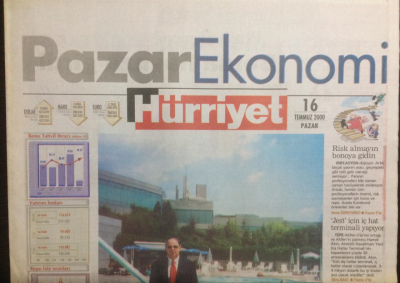 Hürriyet Gazetesi Pazar Ekonomi 16 Temmuz 2000 - İnternetÜçüncü Sanayi Devrimi GZ23071 - 1