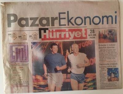 Hürriyet Gazetesi Pazar Ekonomi Eki 28 Mayıs 2000 - Borsa Emeklilerle Uçmaya Hazırlanıyor GZ31392 - 1