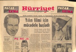 Hürriyet Gazetesi Pazar Extra Eki 19 Ocak 1964 - Liz'in Kleopatrası GZ158027 - Gökçekoleksiyon