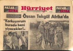Hürriyet Gazetesi Pazar Extra Eki 3 Mayıs 1964 - Özcan Tekgül Afrika'da GZ158040 - Gökçekoleksiyon