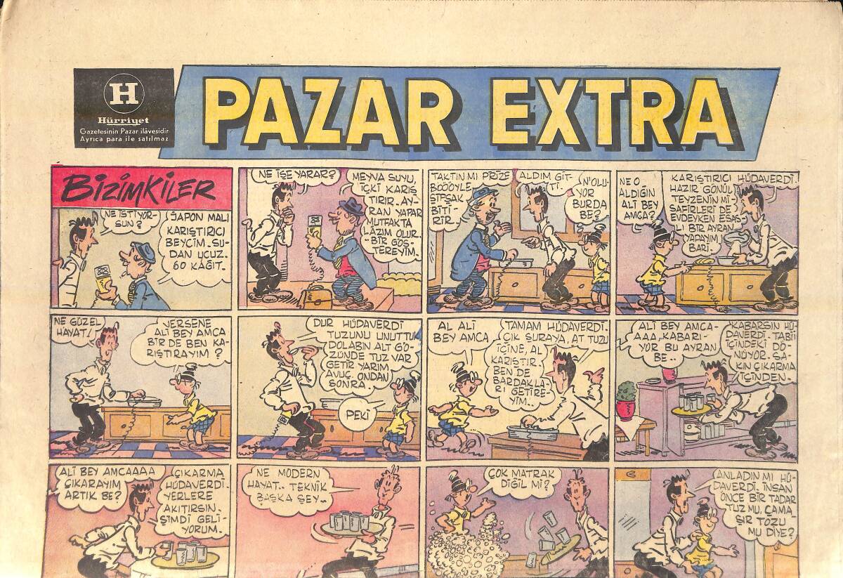 Hürriyet Gazetesi Pazar Extra Eki - Bizimkiler - Fatoş - Güngörmüşler GZ156775 - 1