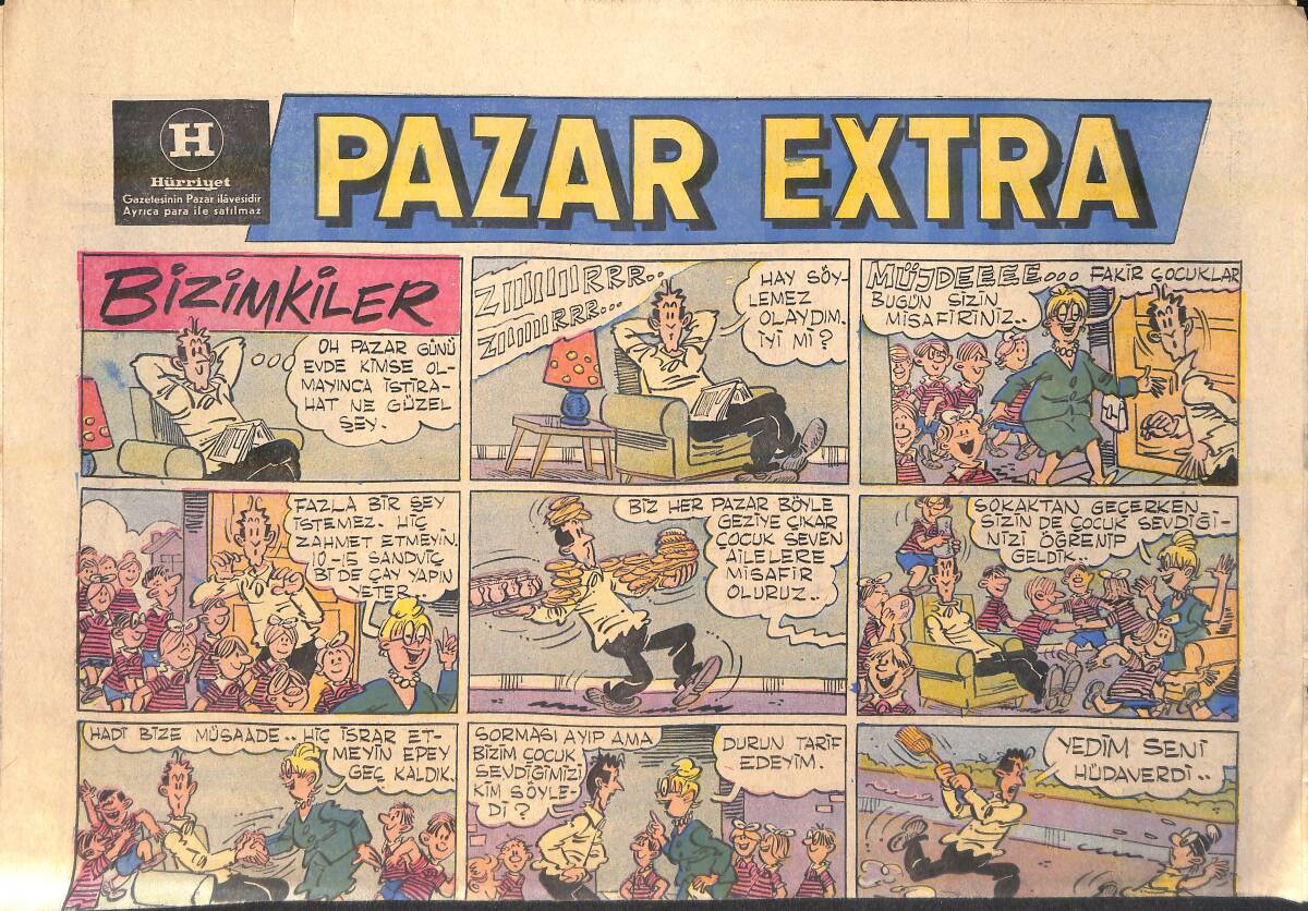 Hürriyet Gazetesi Pazar Extra Eki - Bizimkiler - Fatoş - Güngörmüşler GZ156776 - 1