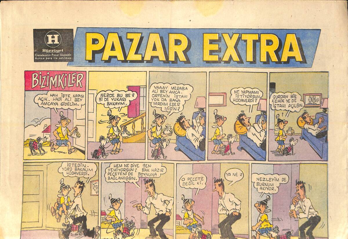 Hürriyet Gazetesi Pazar Extra Eki - Bizimkiler - Fatoş - Güngörmüşler GZ156781 - 1
