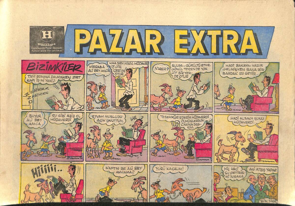 Hürriyet Gazetesi Pazar Extra Eki - Bizimkiler Karikatür GZ158004 - 1