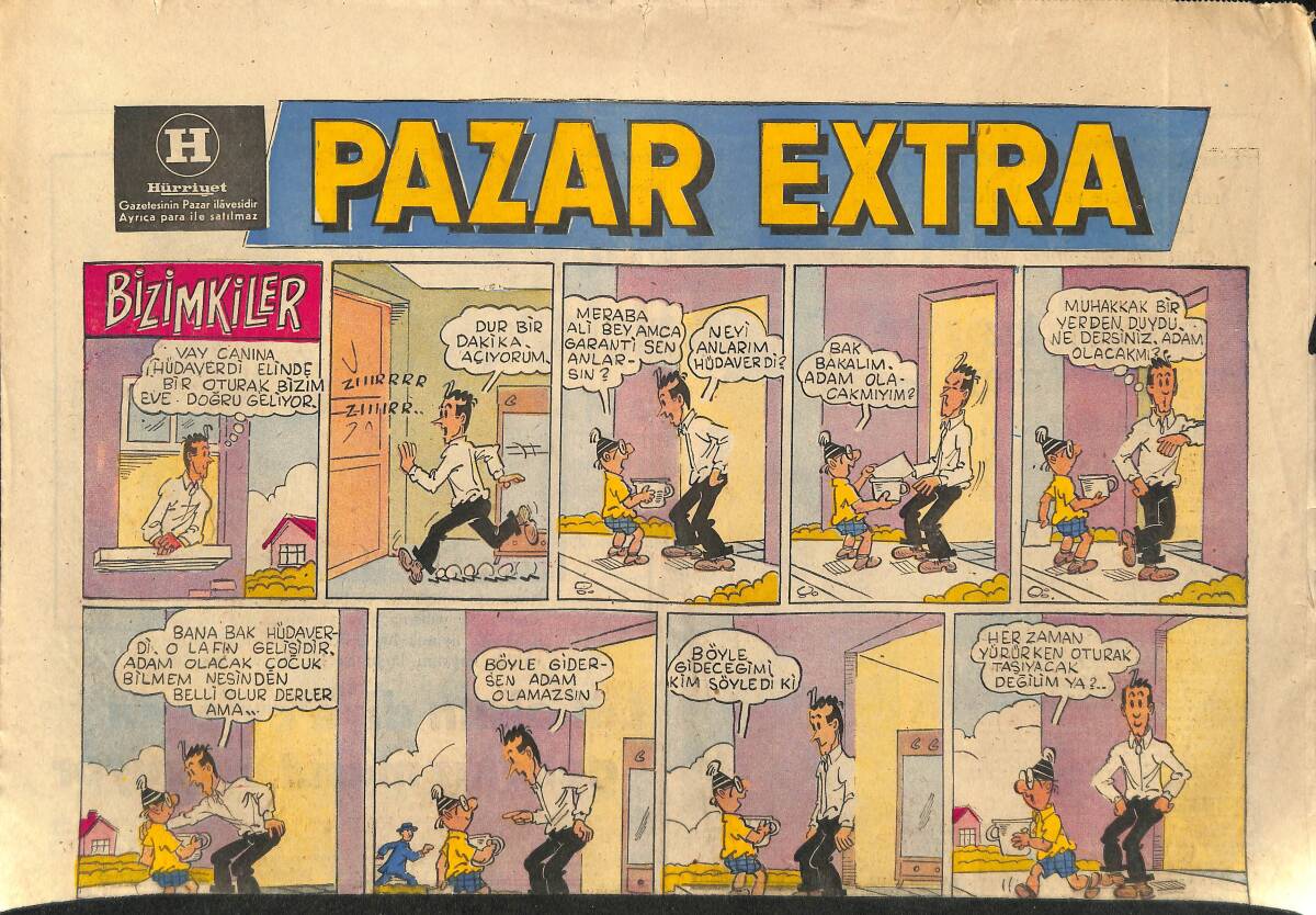 Hürriyet Gazetesi Pazar Extra Eki - Bizimkiler Karikatür GZ158034 - 1