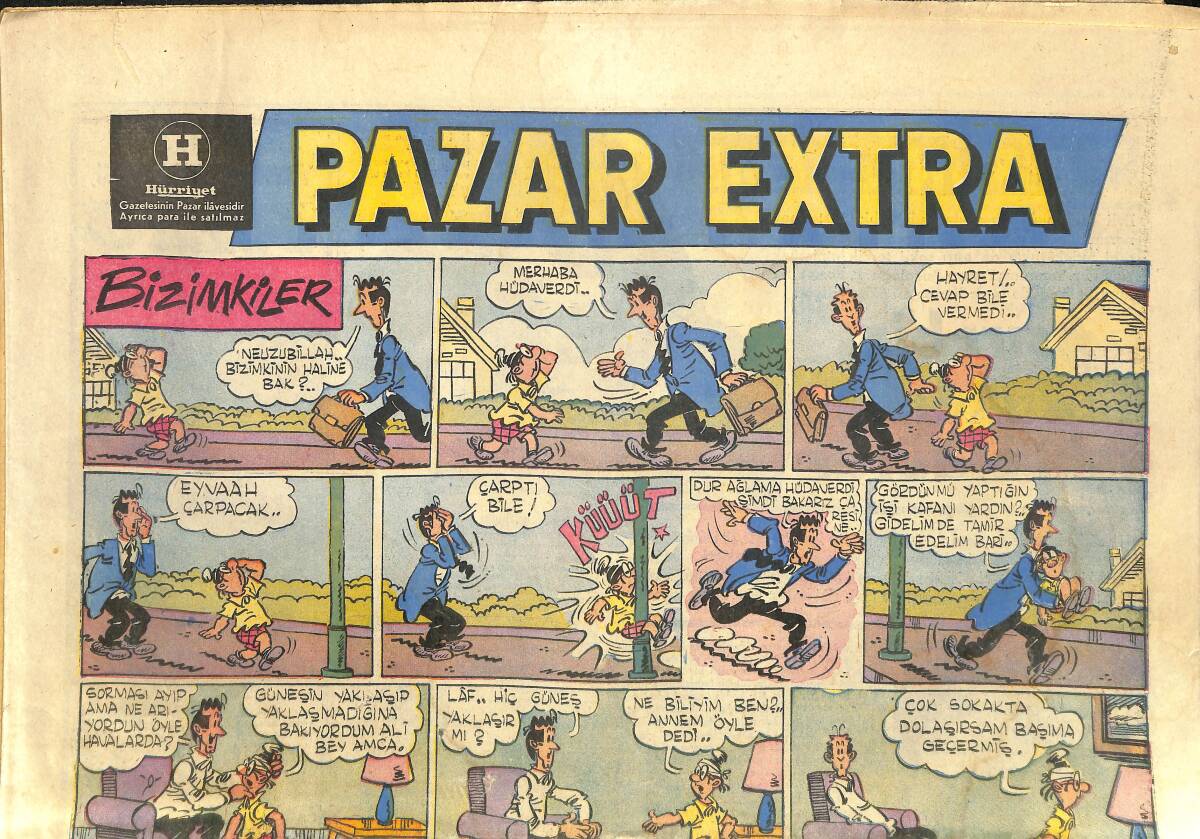Hürriyet Gazetesi Pazar Extra Eki - Bizimkiler Karikatür GZ158042 - 1