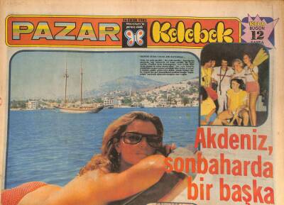 Hürriyet Gazetesi Pazar Kelebek Eki 16 Ekim 1983 - Nobel Ödülünü Yaratan Adam Alfred Nobel GZ127702 - 1