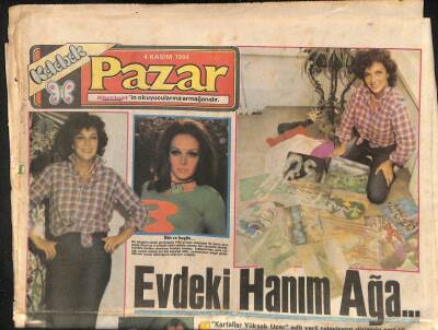 Hürriyet Gazetesi Pazar Kelebek Eki 4 Kasım 1984 - Kara Afrikayı İmar Eden Türk Kadını... GZ114222 - 1