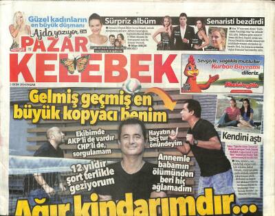 Hürriyet Gazetesi Pazar Kelebek Eki 5 Ekim 2014 - Cem Yılmaz OT Dergisinden Metin Üstündağa İlginç Açıklamalar Yaptı GZ115972 - 1