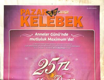 Hürriyet Gazetesi Pazar Kelebek Eki 5 Mayıs 2013 - Fatma Girikin At Arabası Altında Kaldığı Sokak GZ115997 - 1