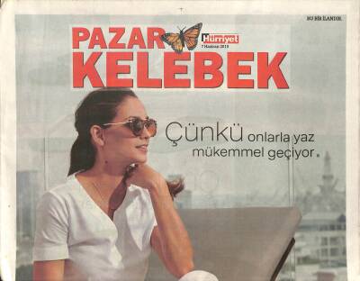 Hürriyet Gazetesi Pazar Kelebek Eki 7 Haziran 2015 - Mesut Yar Parasızlıktan Erotik Film Seslendirdim GZ116732 - 1