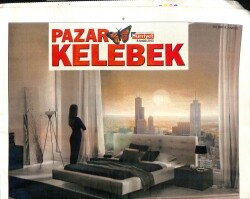 Hürriyet Gazetesi Pazar Kelebek Eki 8 Aralık 2013 - Yılın Sürpriz Aşk Dedikodusu * Tolga Çevik - Ezgi Mola GZ100197 - 2