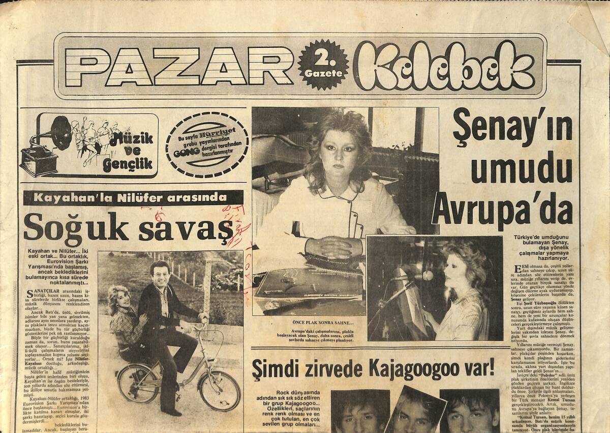 Hürriyet Gazetesi Pazar Kelebek Eki - Şenay'ın Umudu Avrupa'da - Edip Akbayram İçin Karar Günleri GZ155376 - 1