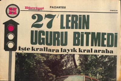 Hürriyet Gazetesi Pazartesi Eki 27 Mayıs 1974 - Al Pacino Baba Dosyasını Kapadı GZ114490 - 1