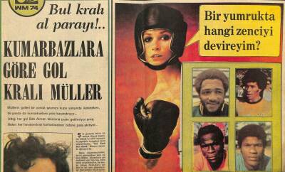Hürriyet Gazetesi Salı Eki 18 Haziran 1974 - Bir Yumrukta Hangi Zenciyi Devireyim GZ75170 - 1
