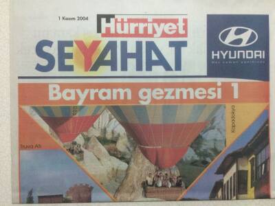 Hürriyet Gazetesi Seyahat Eki 1 Kasım 2004 - Bayram Gezmesi GZ32739 - 1