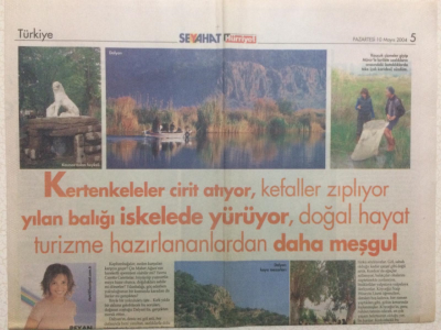 Hürriyet Gazetesi Seyahat Eki 10 Mayıs 2004 - Kertenkeleler Cirit Atıyor,Kefaller Zıplıyor GZ27486 - 1