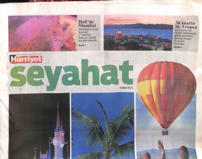 Hürriyet Gazetesi Seyahat Eki 18 Mart 2013 - Ayça Varlıerin Seyir Defteri GZ104916 - 1