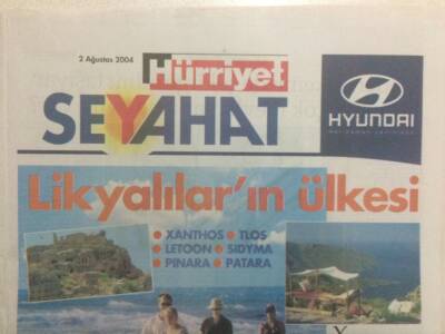 Hürriyet Gazetesi Seyahat Eki 2 Ağustos 2004 - Cemil İpekçi Dubaide 1001 Gece Masalını Yaşadım GZ32909 - 1